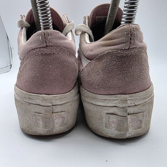 Vans Old Skool Stackform Keepsake Womens Size 5 Trainers Pink Shoes Casual - Picture 4 of 14